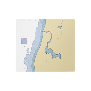 409Lake Dock (Douglas, MI) NOAA Chart  Gaming Mouse Pad