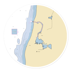 409Lake Dock (Douglas, MI) NOAA Chart Sticker