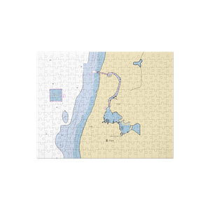 Sergeant Marina (Douglas, MI) NOAA Chart Jigsaw Puzzle