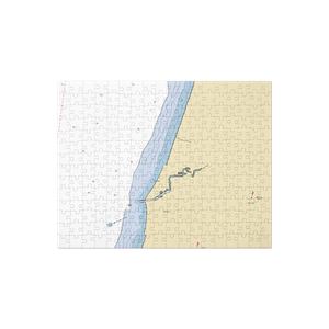 Woodland Harbor Marina (Lacota, MI) NOAA Chart Jigsaw Puzzle