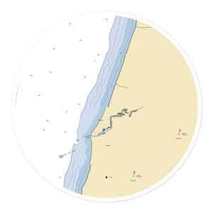 Woodland Harbor Marina (Lacota, MI) NOAA Chart Sticker