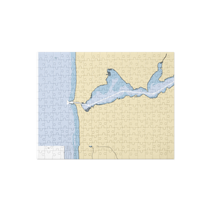 Barney's Marina (Macatawa, MI) NOAA Chart Jigsaw Puzzle