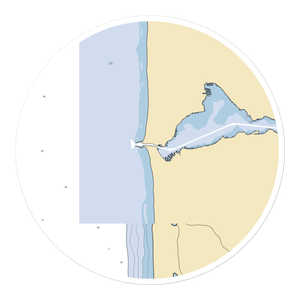 Eldean Shipyard (Macatawa, MI) NOAA Chart Sticker