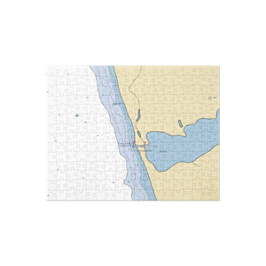 Driftwood Resort (Muskegon, MI) NOAA Chart Jigsaw Puzzle