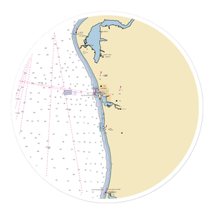 Star Port Marina (Ludington, MI) NOAA Chart Sticker