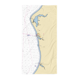 Tamarac Sport Dock (Ludington, MI) NOAA Chart Towel