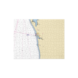 Crosswinds Marina (Ludington, MI) NOAA Chart Jigsaw Puzzle