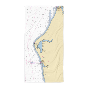 North Bayou Resort and Marina (Ludington, MI) NOAA Chart Towel