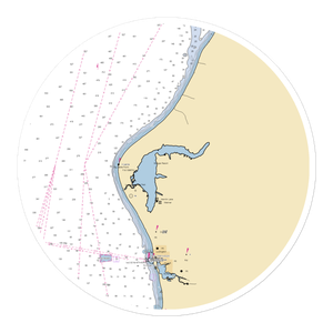 North Bayou Resort and Marina (Ludington, MI) NOAA Chart Sticker