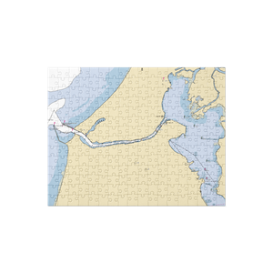 Manistee Municipal Marina (Eastlake, MI) NOAA Chart Jigsaw Puzzle