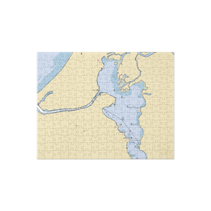 Seng's Marina (Eastlake, MI) NOAA Chart Jigsaw Puzzle