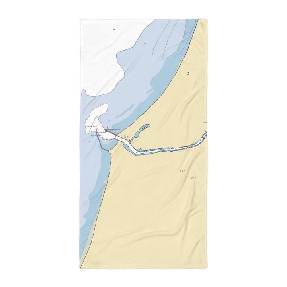 Harbor Village Marina (Eastlake, MI) NOAA Chart Towel 