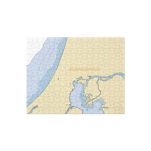 Pier 31 Marina and Campground (Eastlake, MI) NOAA Chart Jigsaw Puzzle