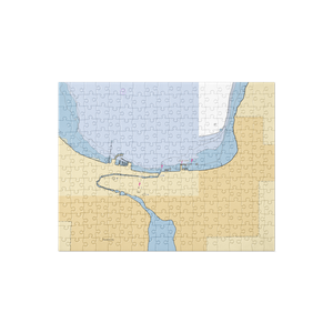 West Bay Beach Resort (Traverse City, MI) NOAA Chart Jigsaw Puzzle