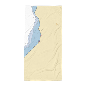 East Bay Harbor Marina (Traverse City, MI) NOAA Chart Towel