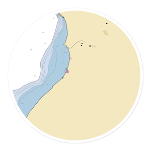 East Bay Harbor Marina (Traverse City, MI) NOAA Chart Sticker