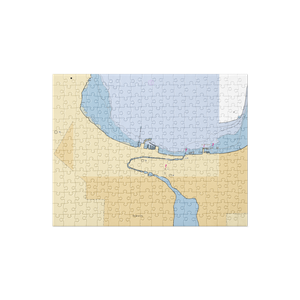 Duncan L Clinch Marina (Traverse City, MI) NOAA Chart Jigsaw Puzzle