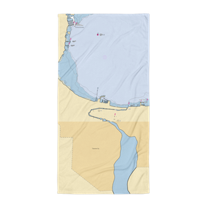 Duncan L Clinch Marina (Traverse City, MI) NOAA Chart Towel