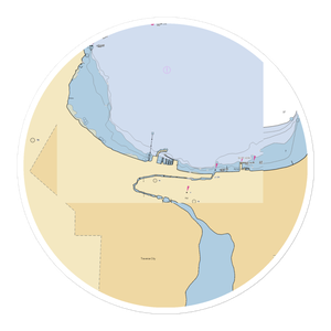 Duncan L Clinch Marina (Traverse City, MI) NOAA Chart Sticker