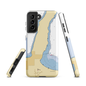 Manitou Tall Ship Pier (Traverse City, MI) NOAA Chart Samsung Phone Case