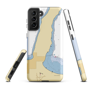 Manitou Tall Ship Pier (Traverse City, MI) NOAA Chart Samsung Phone Case