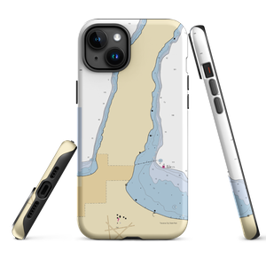 Manitou Tall Ship Pier (Traverse City, MI) NOAA Chart  Tough iPhone Case