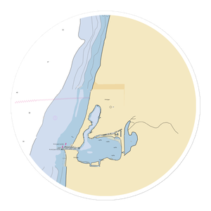 Arcadia Veterans Memorial Marina (Arcadia, MI) NOAA Chart Sticker