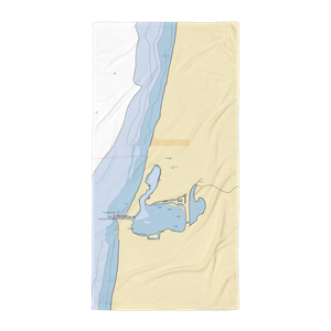 Arcadia Campground Marina (Arcadia, MI) NOAA Chart Towel