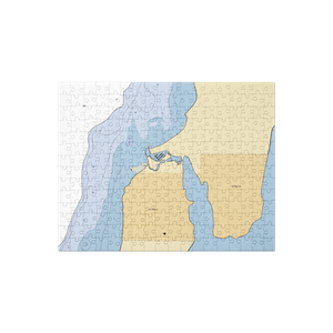 Edward C Grace Memorial Marina (Old Mission, MI) NOAA Chart Jigsaw Puzzle