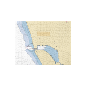 Frankfort Municipal Marina (Elberta, MI) NOAA Chart Jigsaw Puzzle