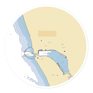 Frankfort Municipal Marina (Elberta, MI) NOAA Chart Sticker