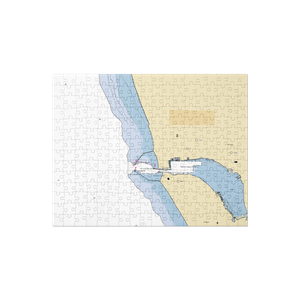 The Marina at Harbor Lights Resort (Elberta, MI) NOAA Chart Jigsaw Puzzle