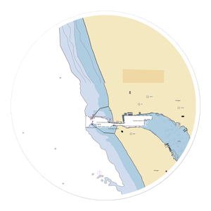 Mitchell Marina (Elberta, MI) NOAA Chart Sticker