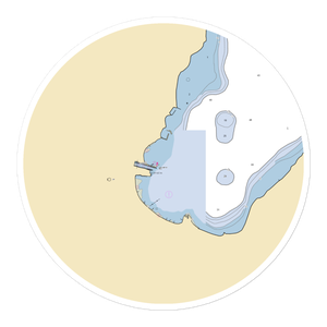 Suttons Bay Village Marina (Suttons Bay, MI) NOAA Chart Sticker