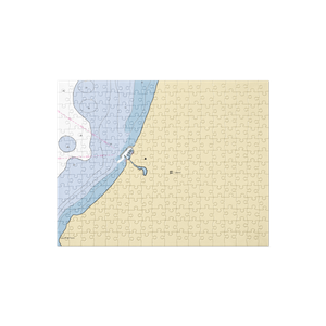 Leland Yacht Club (Leland, MI) NOAA Chart Jigsaw Puzzle