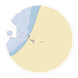 Leland Yacht Club (Leland, MI) NOAA Chart Sticker
