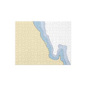 Ahgosatown Landing Marina and RV (Omena, MI) NOAA Chart Jigsaw Puzzle