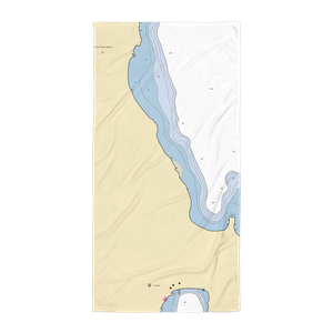 Ahgosatown Landing Marina and RV (Omena, MI) NOAA Chart Towel