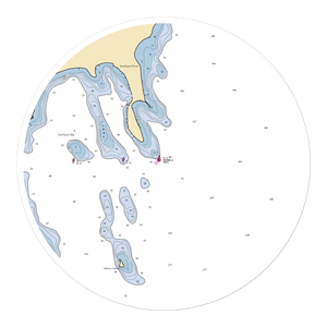 G. Marsten Dame Marina (Northport, MI) NOAA Chart Sticker