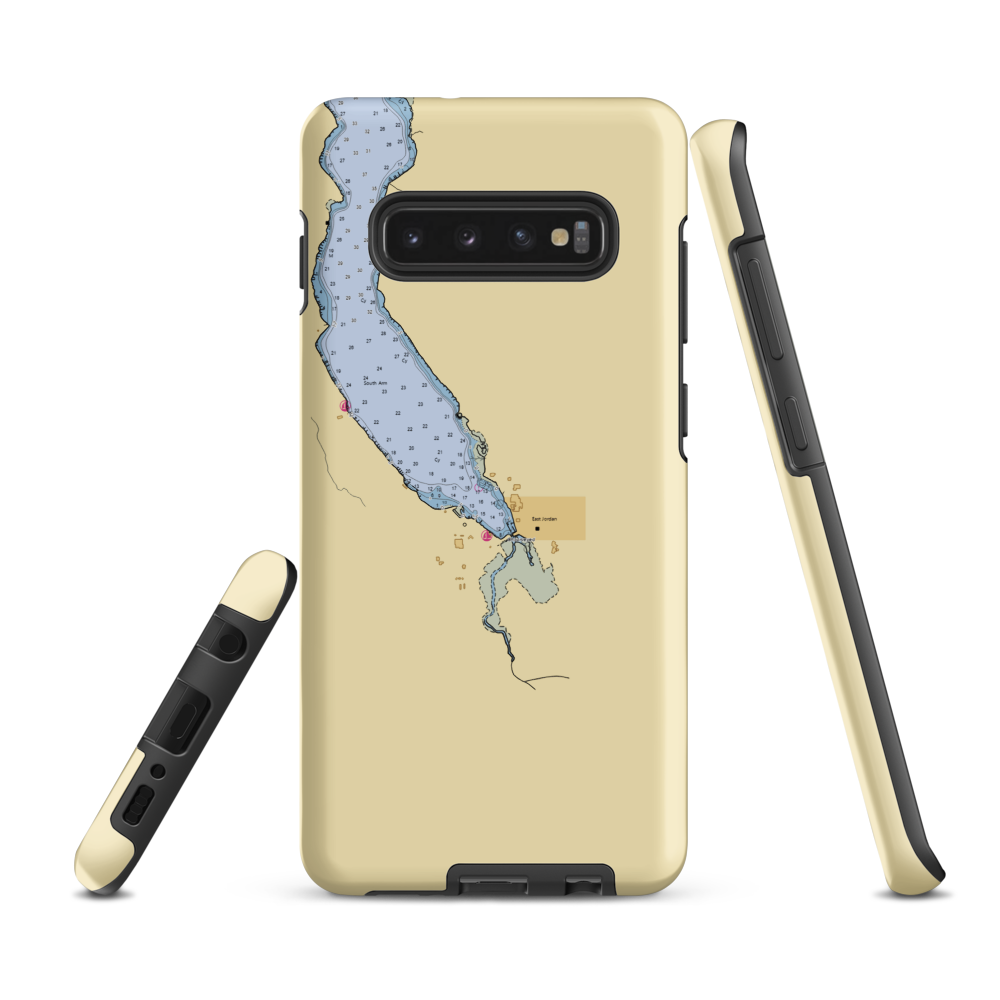 Four Seasons Marina (East Jordan, MI) NOAA Chart Samsung Phone Case Samsung Galaxy S10 Plus model shown