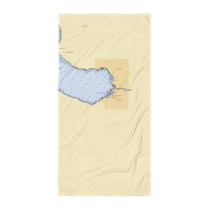 Harborage Marina (Boyne City, MI) NOAA Chart Towel