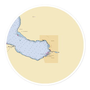 One Water Street Docks (Boyne City, MI) NOAA Chart Sticker