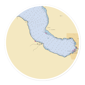 Eagle Marine Service (East Jordan, MI) NOAA Chart Sticker