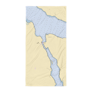 Ironton Cove Landings Marina (Charlevoix, MI) NOAA Chart Towel