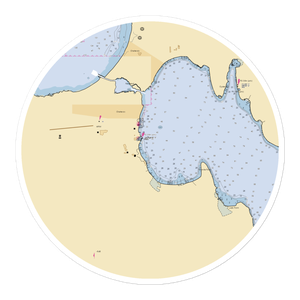 Charlevoix Yacht Club (Charlevoix, MI) NOAA Chart Sticker
