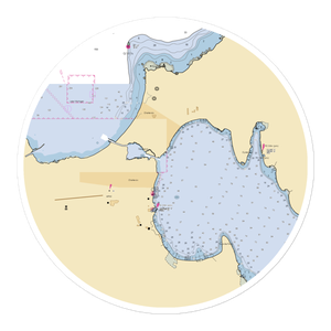 Northwest Marine Yacht Club (Charlevoix, MI) NOAA Chart Sticker