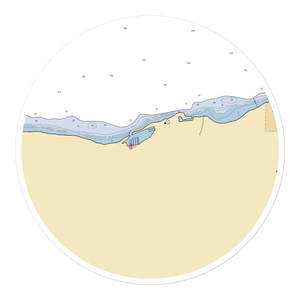 Bay Harbor Yacht Club (Petoskey, MI) NOAA Chart Sticker