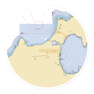 Ward Brother's Charter Boats (Charlevoix, MI) NOAA Chart Sticker