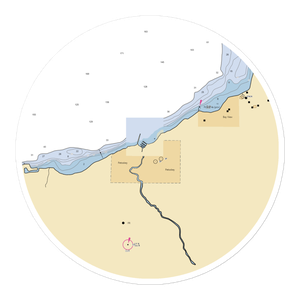 Petoskey Municipal Marina (Petoskey, MI) NOAA Chart Sticker