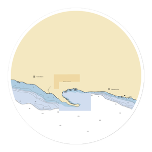 Ford Park Municipal Ramp (Petoskey, MI) NOAA Chart Sticker